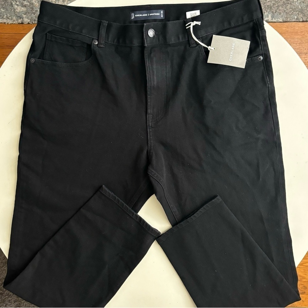 Everlane Uniform Men’s Skinny Fit Stretch Performance Jean 38x30 Black New